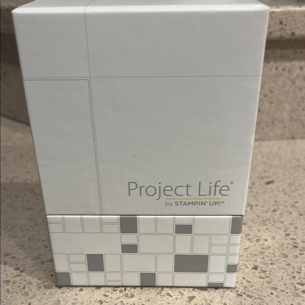 Stampin' Up! White and Gray Arts & Crafts Organizer